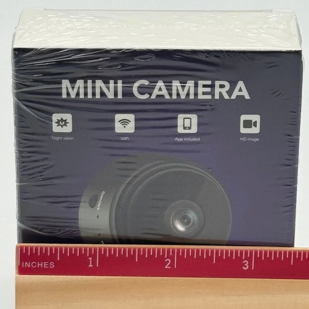 Mini Camera WiFi HD Home Security Night Vision App Controlled Magnetic Stand